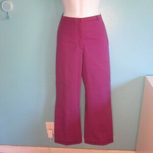 Angeline Kingsley Cropped Summer Straight Leg French Pants Size 38 / 6